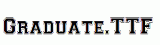 Graduate.ttf