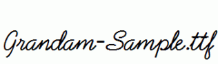 Grandam-Sample.ttf