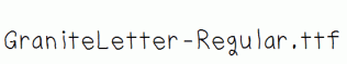 GraniteLetter-Regular.ttf
