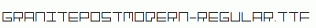 GranitePostmodern-Regular.ttf