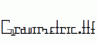 Gravimetric.ttf
