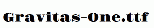 Gravitas-One.ttf