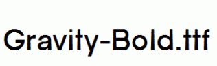 Gravity-Bold.ttf