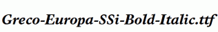 Greco-Europa-SSi-Bold-Italic.ttf