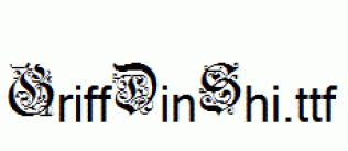 GriffDinShi.ttf