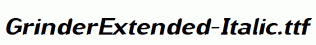 GrinderExtended-Italic.ttf