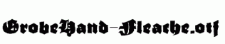 GrobeHand-Fleache.otf
