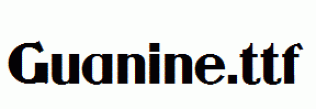 Guanine.ttf