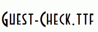 Guest-Check.ttf