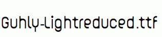 Guhly-Lightreduced.ttf