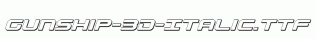 Gunship-3D-Italic.ttf