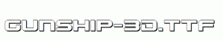 Gunship-3D.ttf