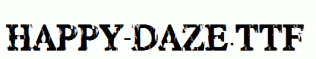 HAPPY-DAZE.ttf