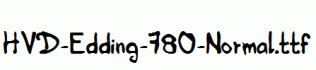 HVD-Edding-780-Normal.ttf