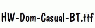 HW-Dom-Casual-BT.ttf