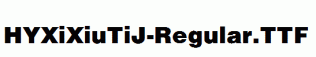 HYXiXiuTiJ-Regular.ttf
