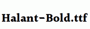 Halant-Bold.ttf