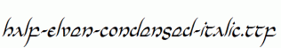 Half-Elven-Condensed-Italic.ttf