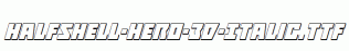 Halfshell-Hero-3D-Italic.ttf