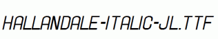 Hallandale-Italic-JL.ttf