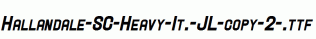 Hallandale-SC-Heavy-It.-JL-copy-2-.ttf
