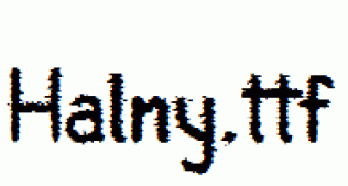 Halny.ttf
