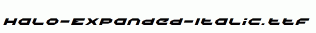 Halo-Expanded-Italic.ttf
