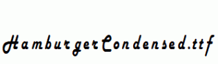 HamburgerCondensed.ttf