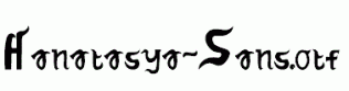 Hanatasya-Sans.otf
