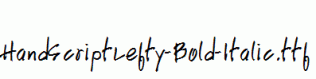 HandScriptLefty-Bold-Italic.ttf