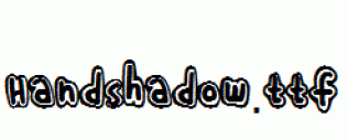 HandShadow.ttf