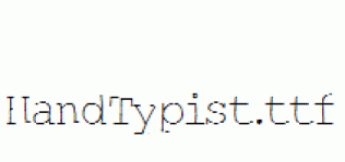 HandTypist.ttf