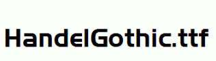 HandelGothic.ttf