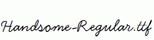 Handsome-Regular.ttf