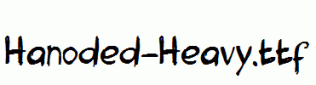 Hanoded-Heavy.ttf