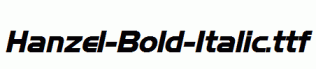 Hanzel-Bold-Italic.ttf
