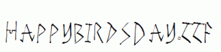 HappyBirdsDay.ttf