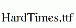 HardTimes.ttf