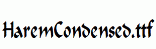 HaremCondensed.ttf