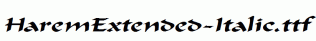 HaremExtended-Italic.ttf