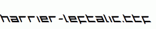 Harrier-Leftalic.ttf