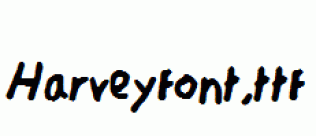 Harveyfont.ttf