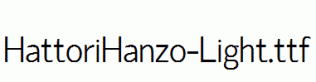 HattoriHanzo-Light.ttf
