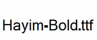 Hayim-Bold.ttf