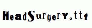 HeadSurgery.ttf