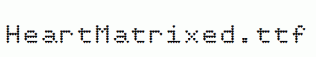 HeartMatrixed.ttf