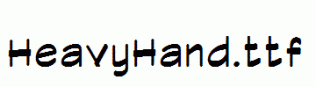 HeavyHand.ttf