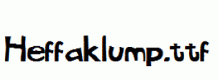 Heffaklump.ttf