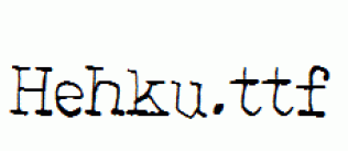 Hehku.ttf