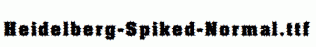 Heidelberg-Spiked-Normal.ttf